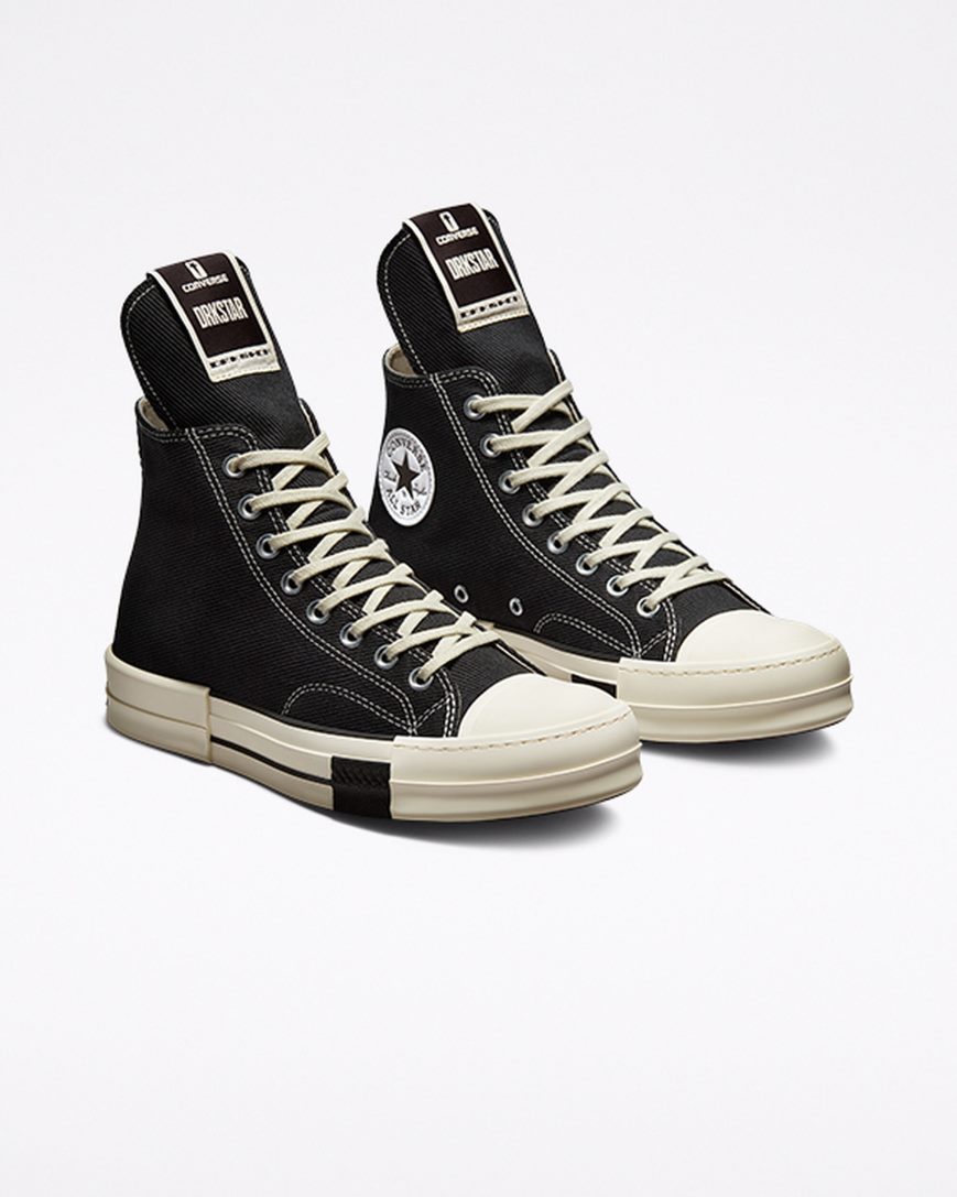 Women's Converse x DRKSHDW DRKSTAR Chuck 70 High Top Shoes Black | AU 8C5E4F